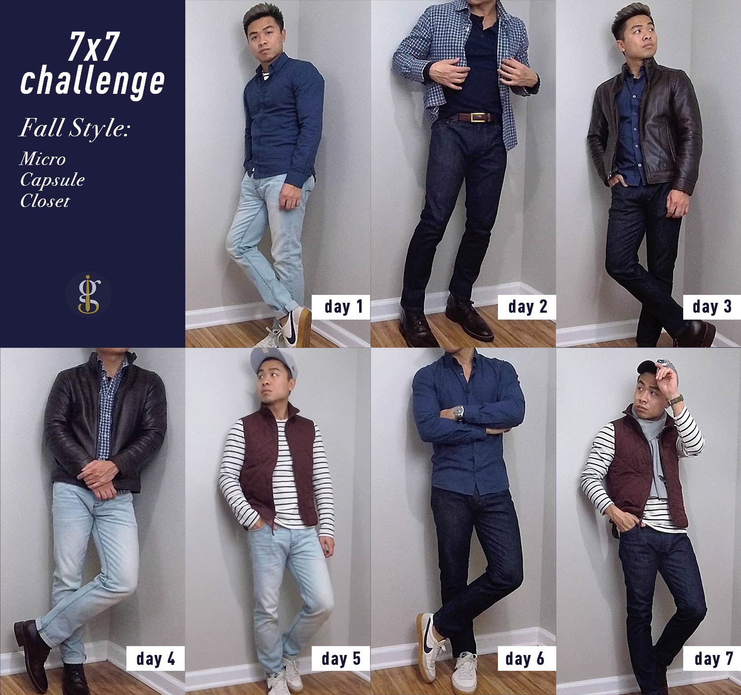 7 x 7 Challenge | Fall Micro Capsule Wardrobe | GENTLEMAN WITHIN