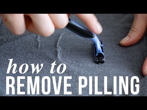 How to remove pilling, aka lint balls