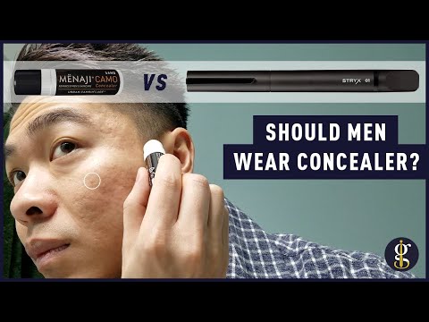 Menaji Camo Concealer vs Stryx Concealer Tool Review (Should Men Wear Makeup?)