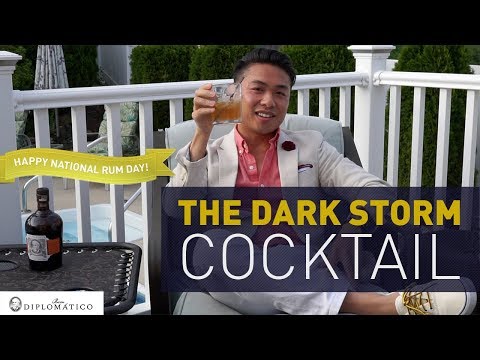 Crafting The Dark &amp; Stormy Cocktail x Diplomatico Rum
