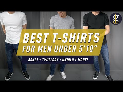 14 BEST T-SHIRTS FOR SHORT GUYS [Everlane, Ash &amp; Erie, Asket, Twillory + More]