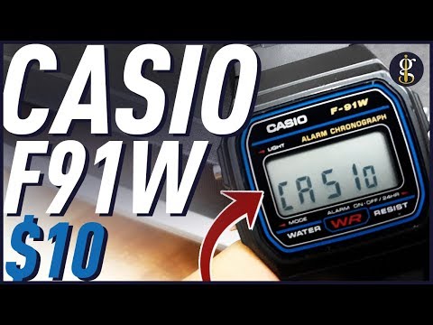 THE $10 LEGEND | Casio F91W Review | Retro Digital Sport Watch w/Resin Strap