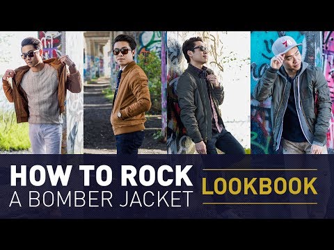 Bomber Jacket Outfit Ideas | Men&#039;s Flight Jacket Style Lookbook