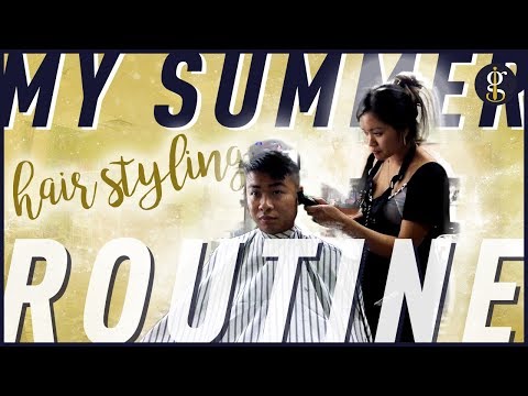 MY HAIR ROUTINE | Short Asian Hair Tutorial For Men | Summer 2018