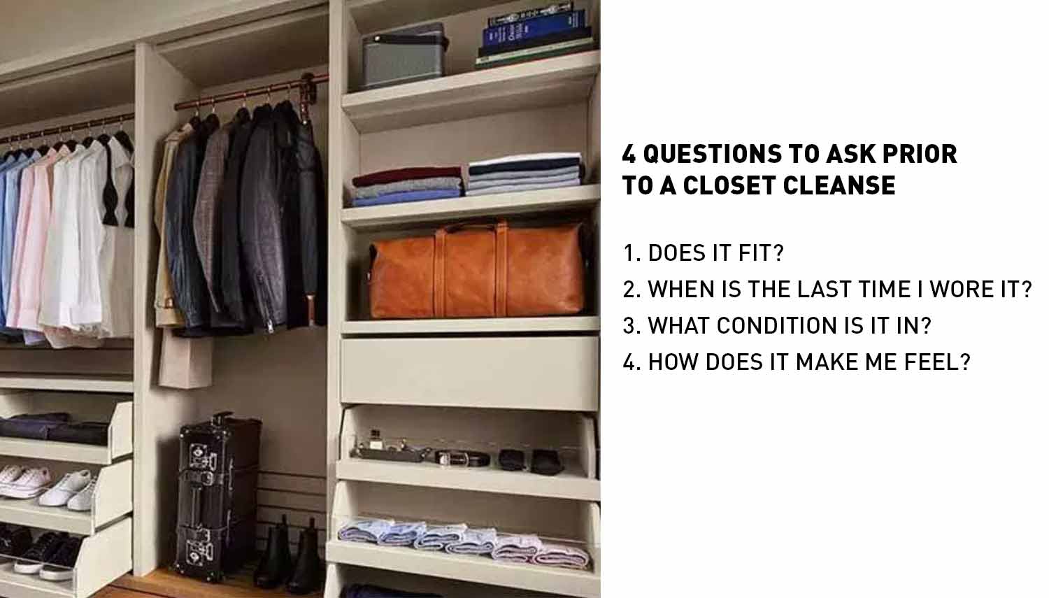 4 Questions Closet Cleanse