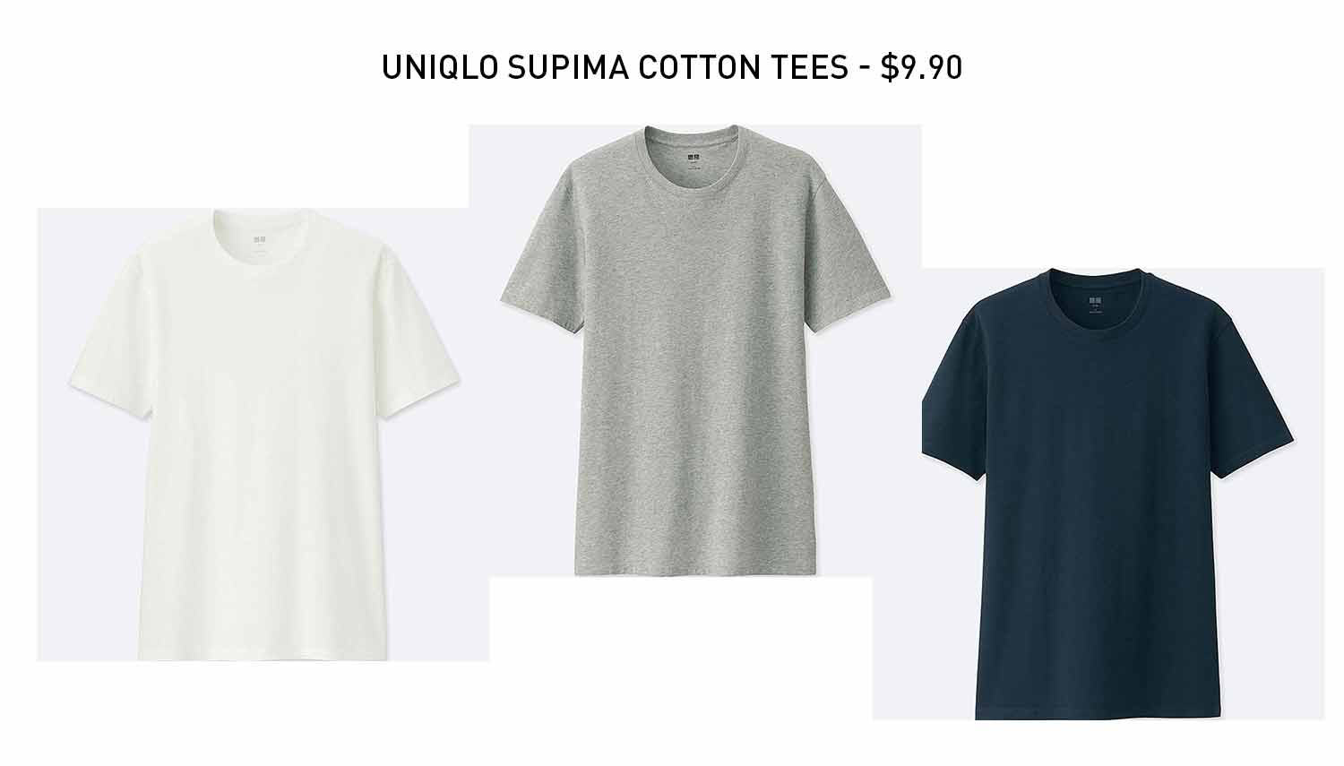 UNIQLO Supima Cotton T-Shirts