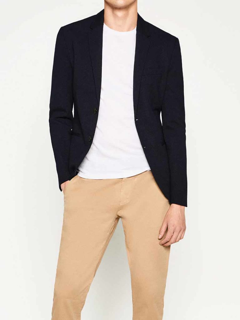 blazer low navy