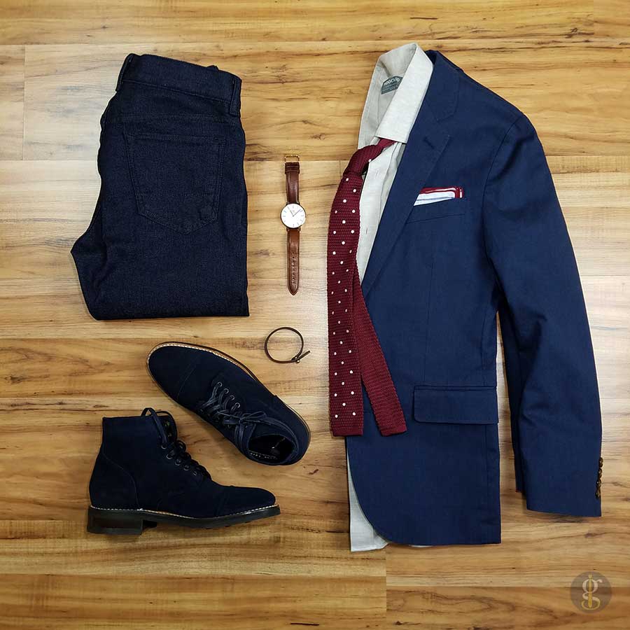 How To Wear A Navy Blue Blazer In The Fall | GENTLEMAN WITHIN
