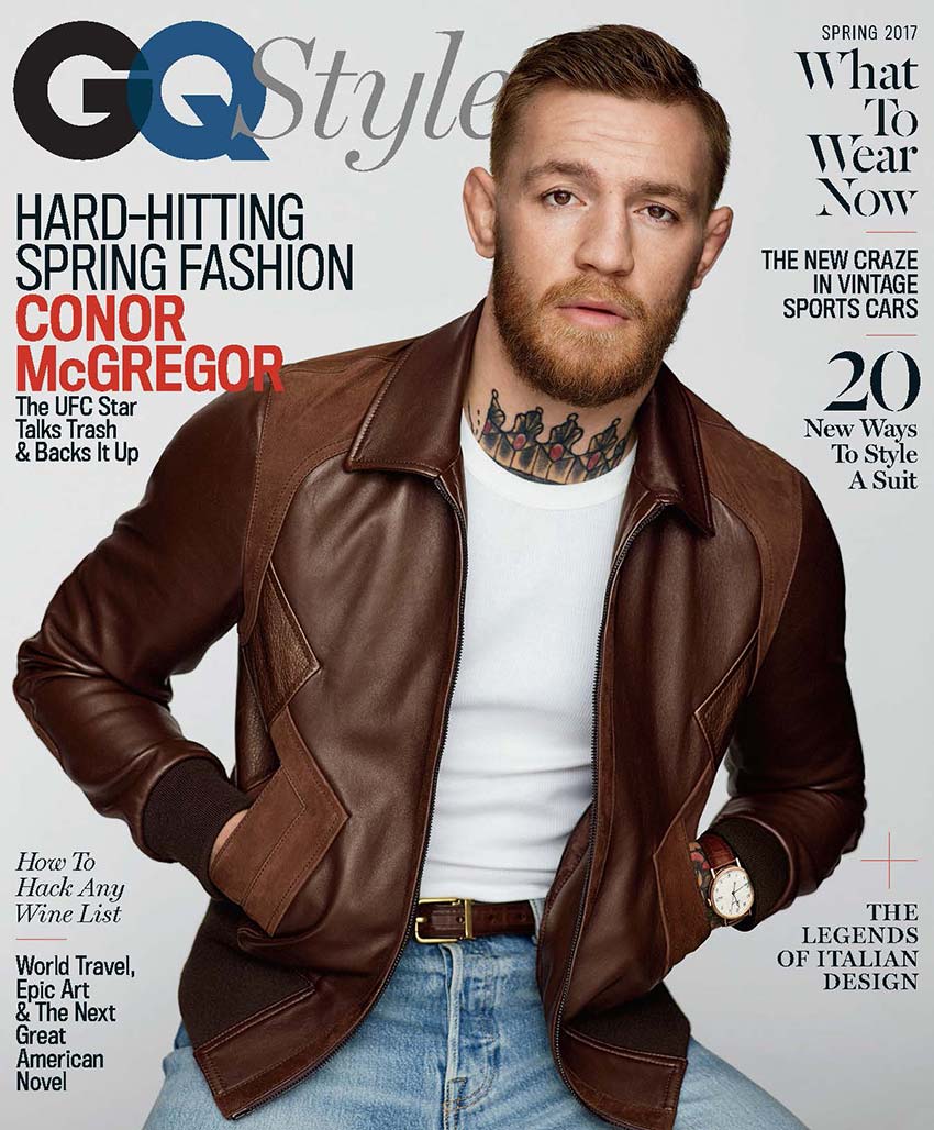 Bìa tạp chí GQ Thời trang của Conor McGregor