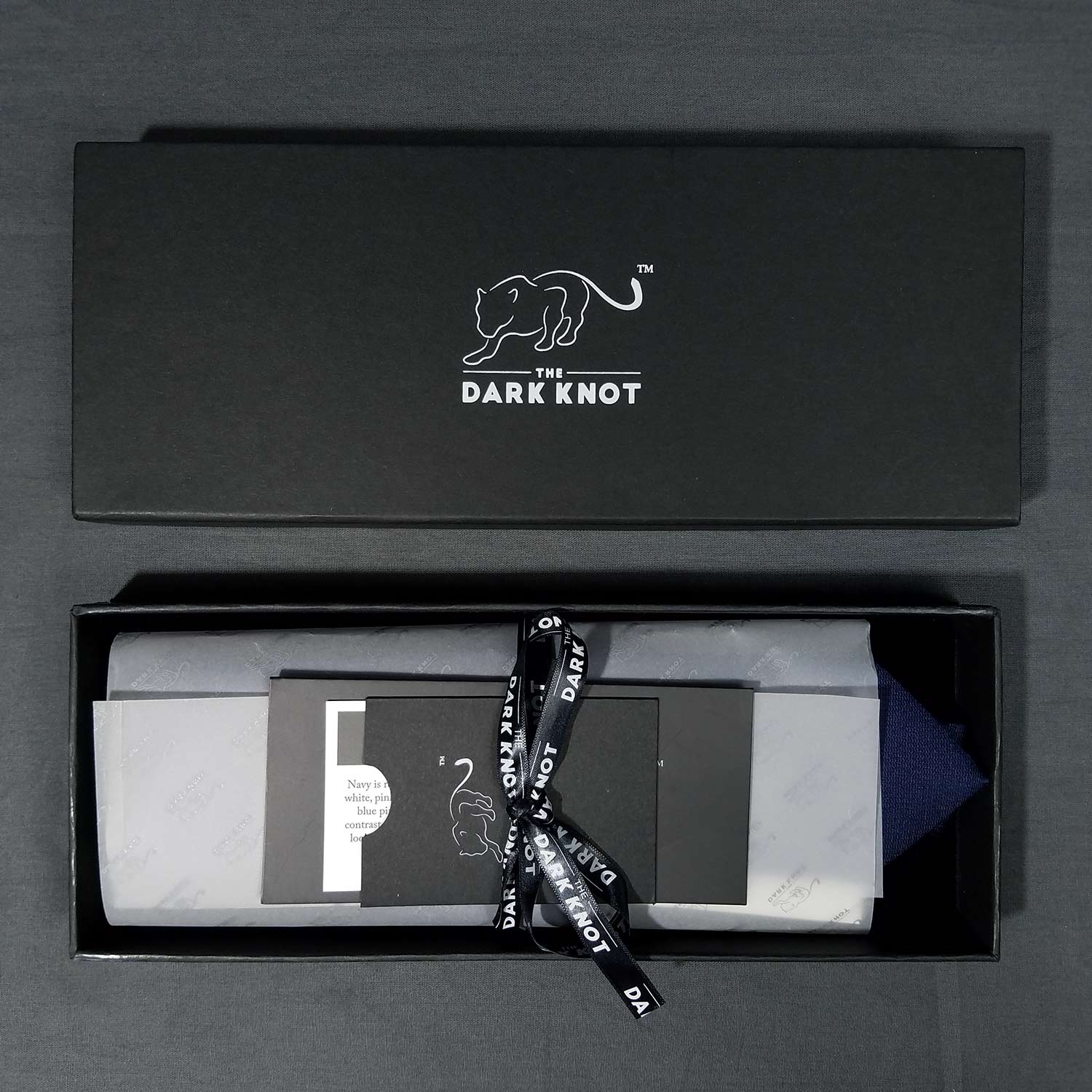 The Dark Knot Necktie Packaging | GENTLEMAN WITHIN