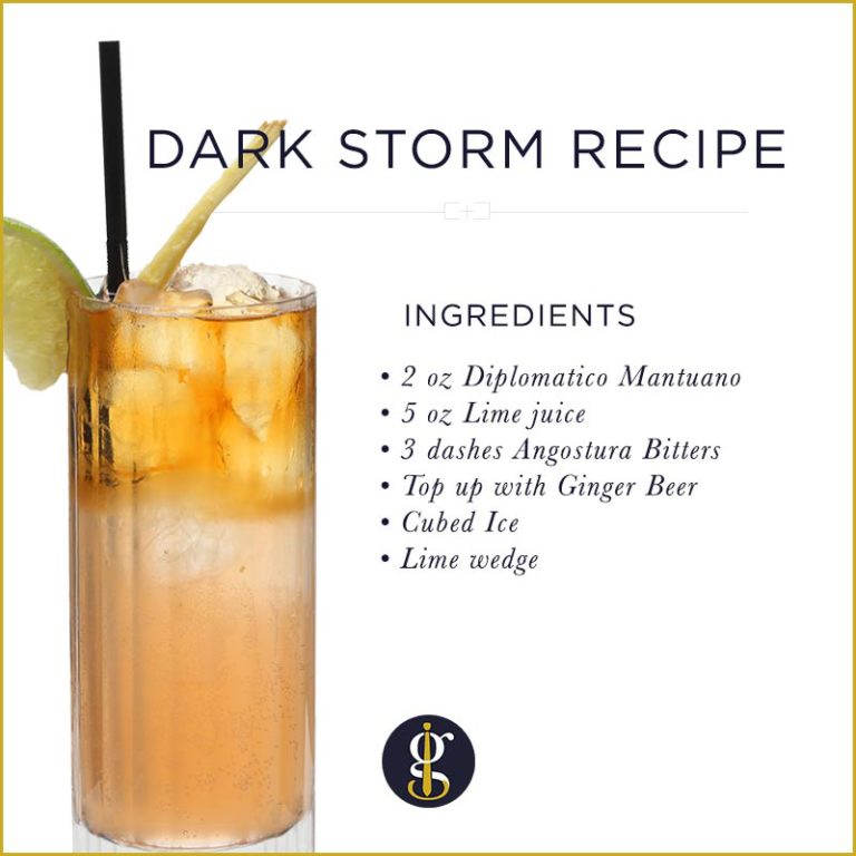 Crafting The Dark & Stormy Cocktail Featuring Diplomático Rum