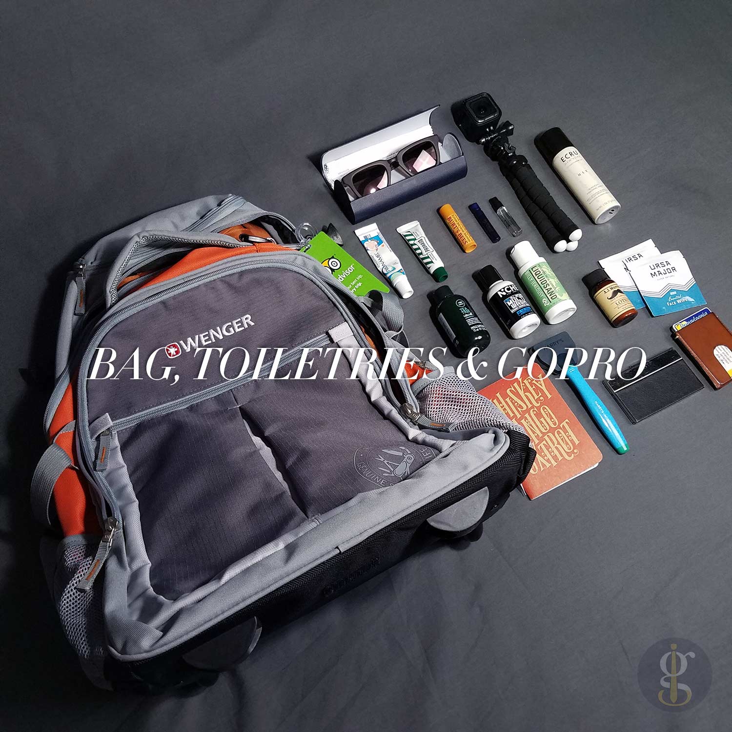 Bag With Toiletries And GoPro | GENTLEMAN WITHIN