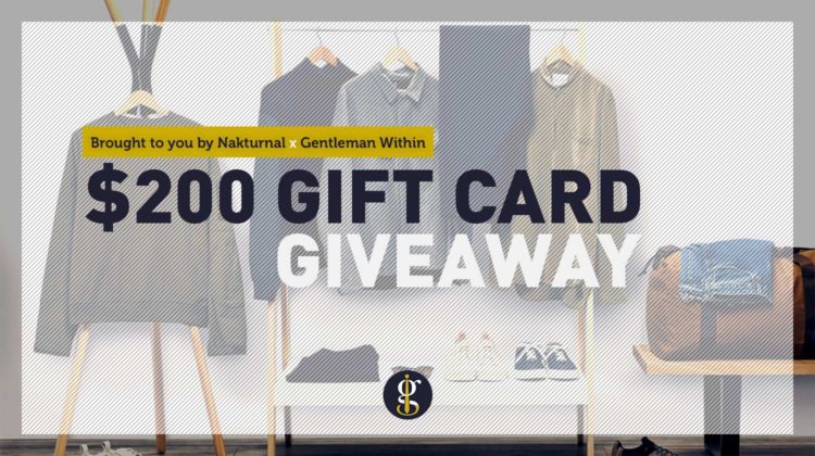 Gift Card Giveaway | GENTLEMAN WITHIN
