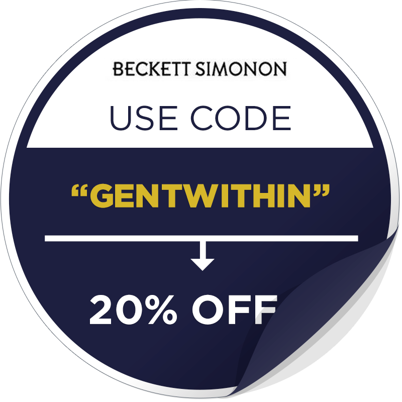 Beckett Simonon Promotional Sticker