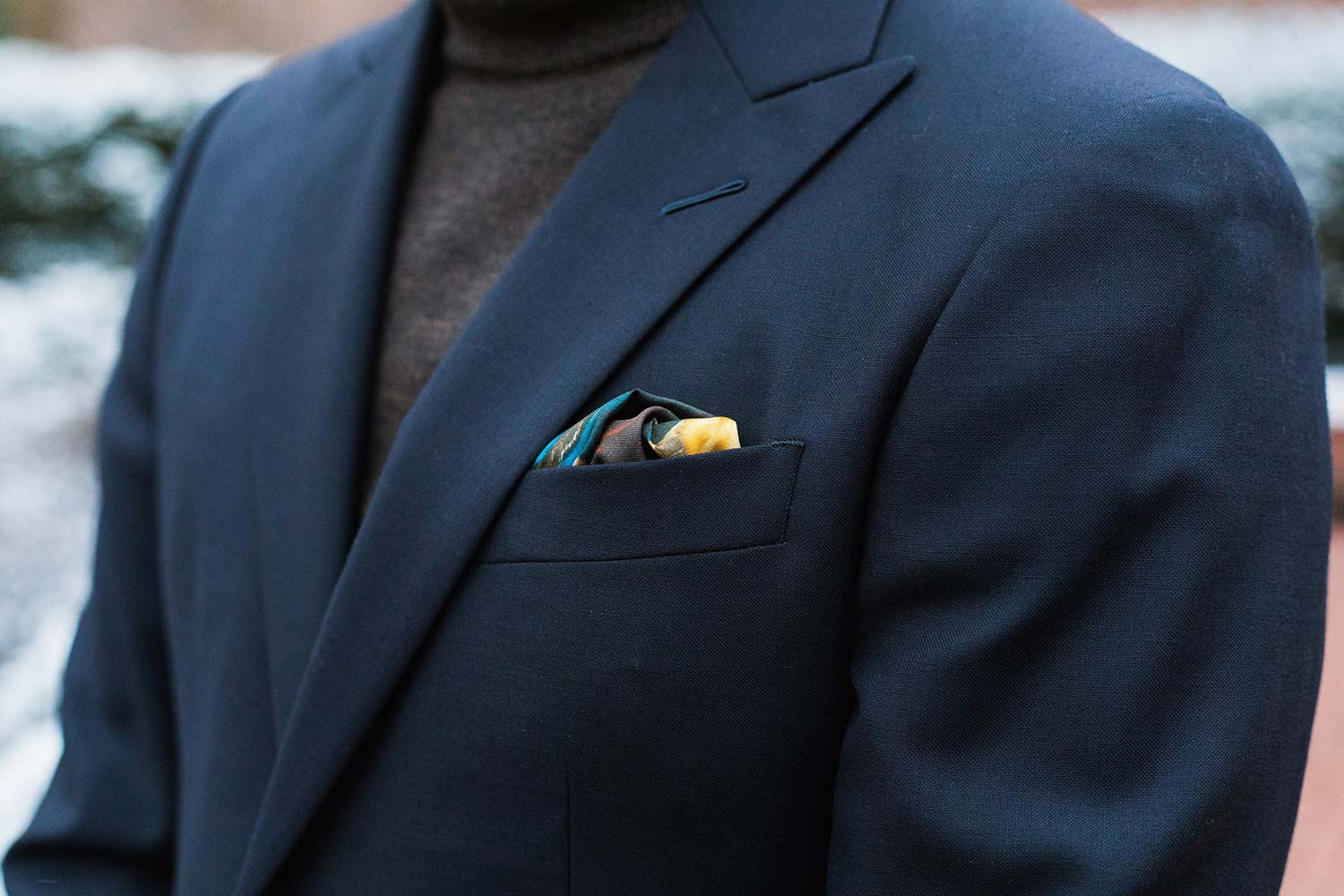 Rampley And Co Pocket Square Details 1 | GENTLEMAN WITHIN