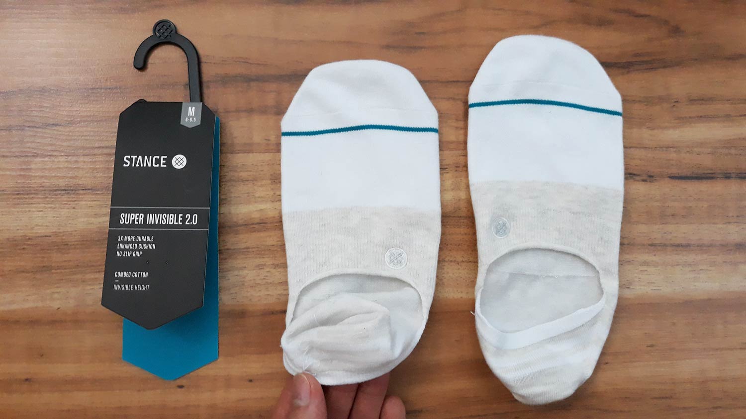 6 Pair Men Invisible Socks Anti Slip Trainer Cotton Ankil Anti Sweat Liner A4P5 