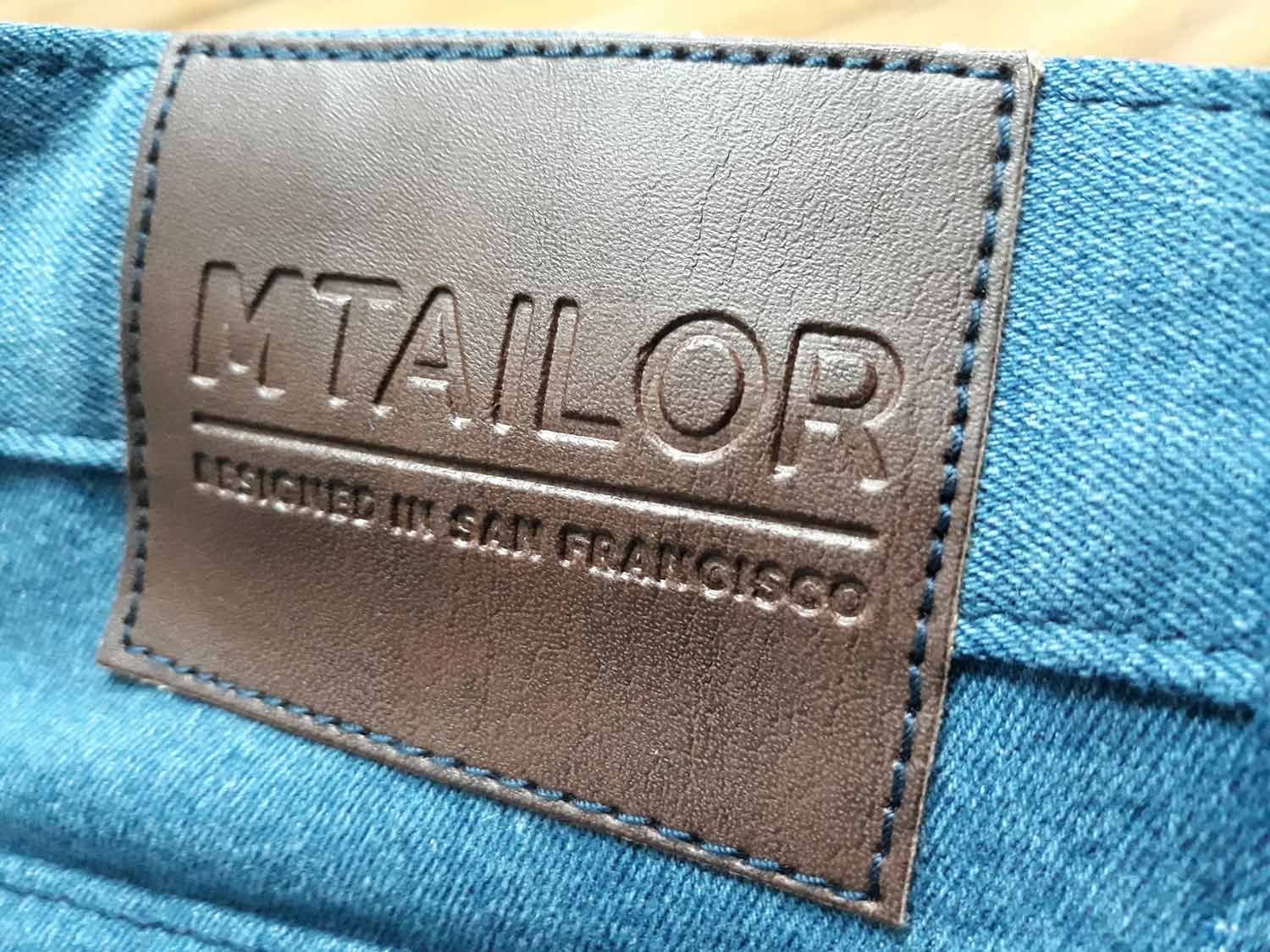 MTailor Jeans Faux Leather Label
