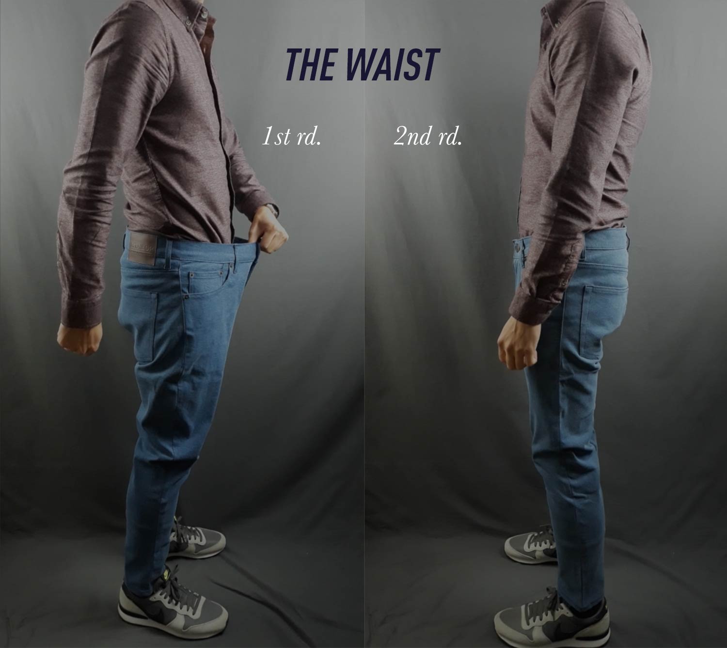 MTailor Jeans Waist Before and After