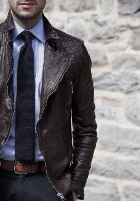 Leather Jacket Outfit Inspo 1