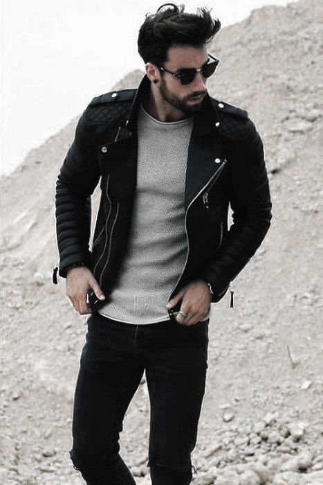Leather Jacket Outfit Inspo 3
