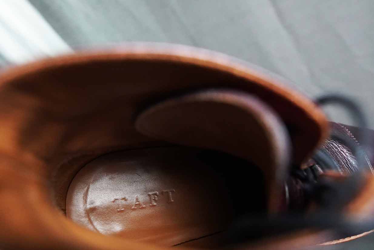 taft rome boot insole details