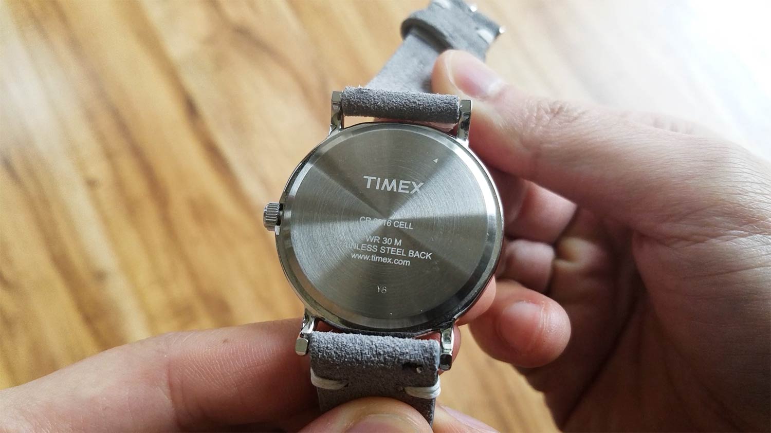 Timex Weekender Case Back