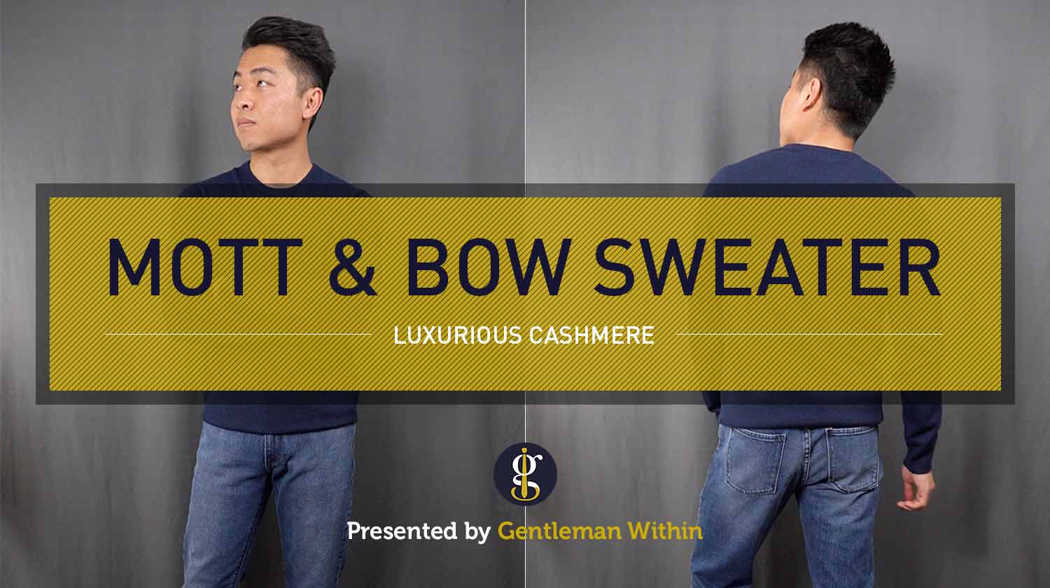 Mott & Bow Cashmere Sweater Review: Luxurious Layering | GENTLEMAN WITHIN