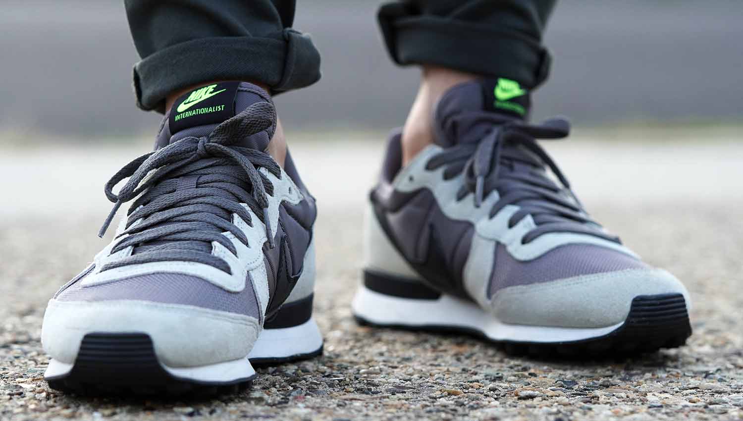 Nike Internationalist On Feet Front