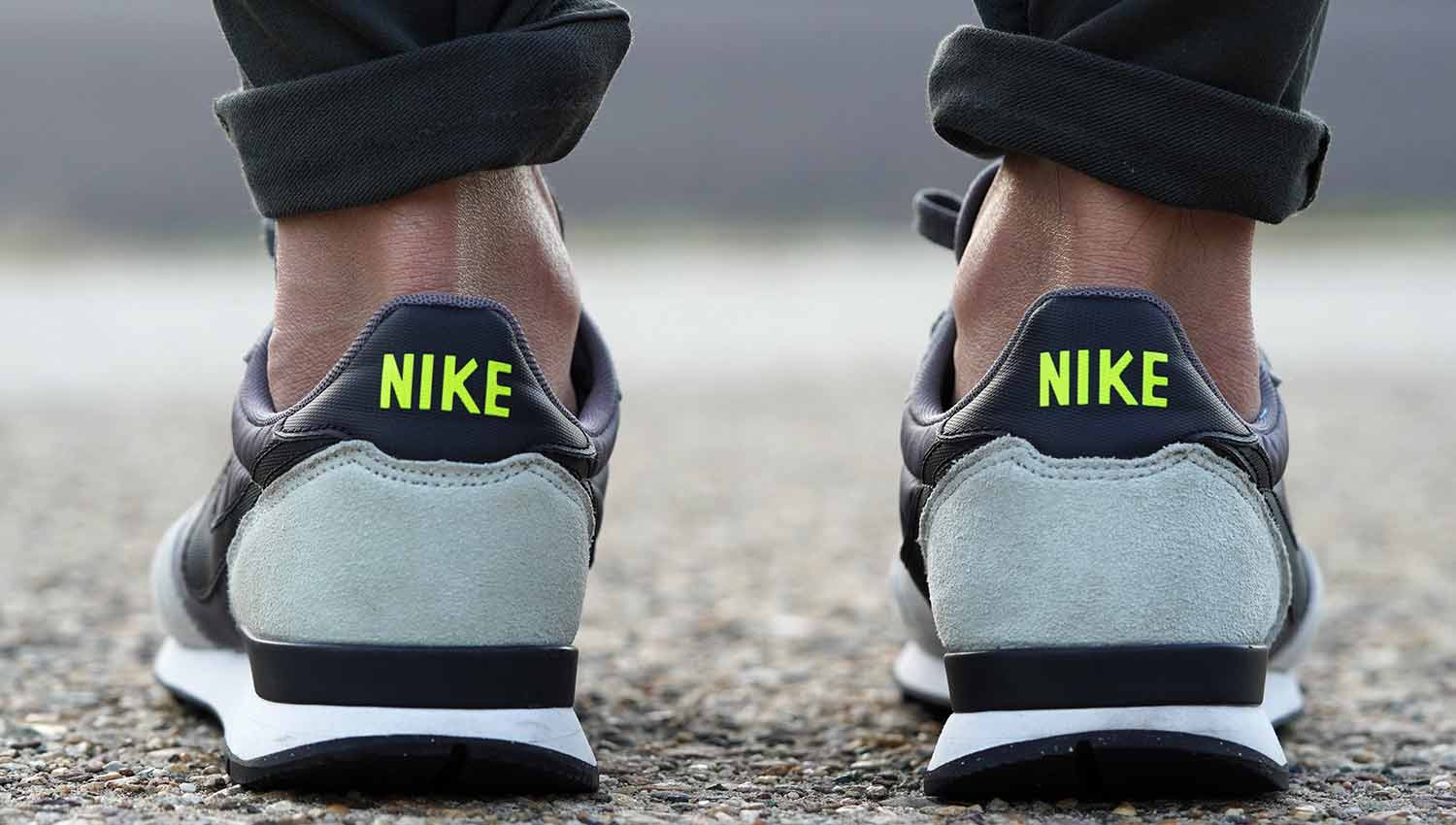 Nike Internationalist On Feet Heel Collar