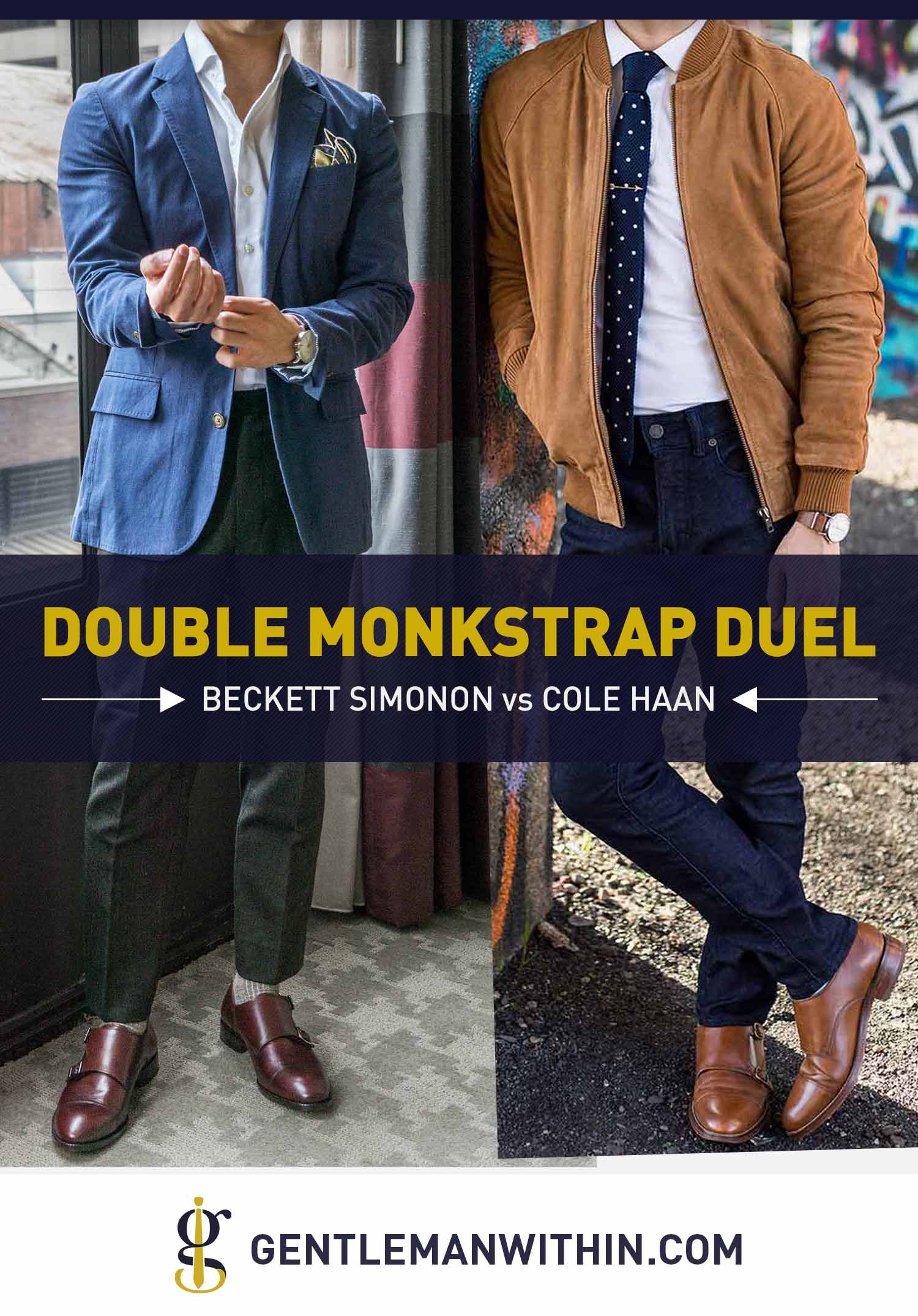 Cole Haan vs Beckett Simonon Hoyt: Double Monkstrap Duel | GENTLEMAN WITHIN