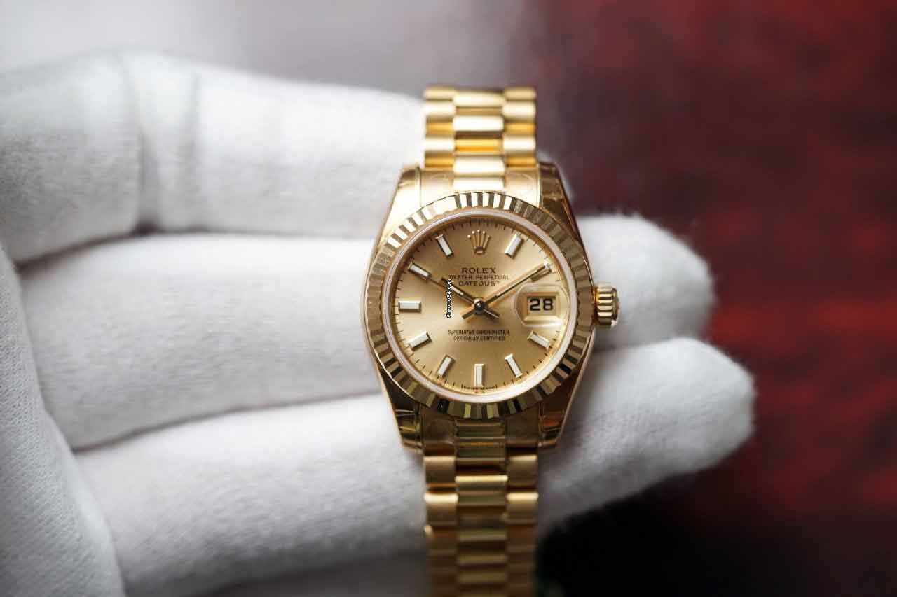 Gold Rolex Datejust Watch