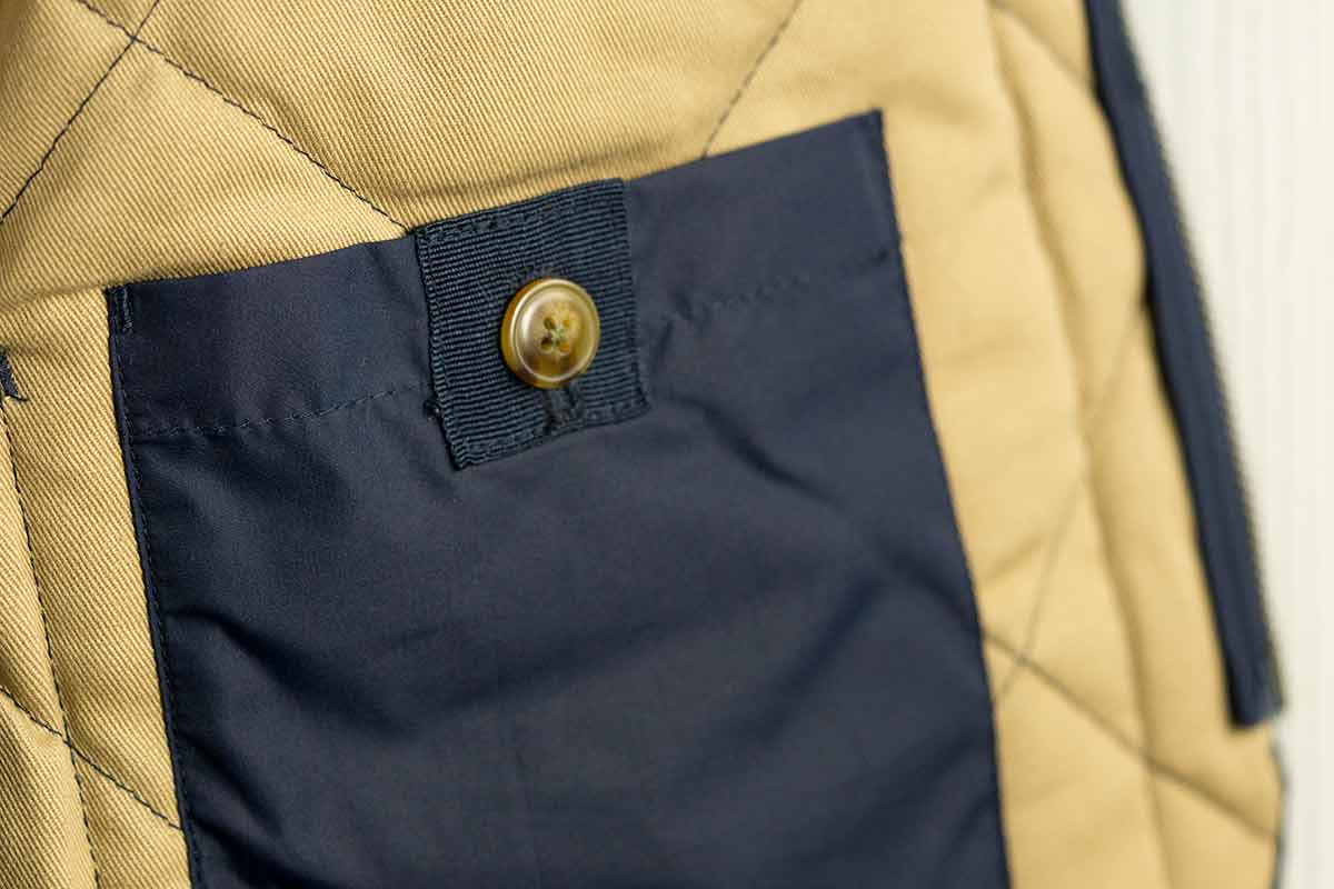 Navy Walker Vest Inside Pocket