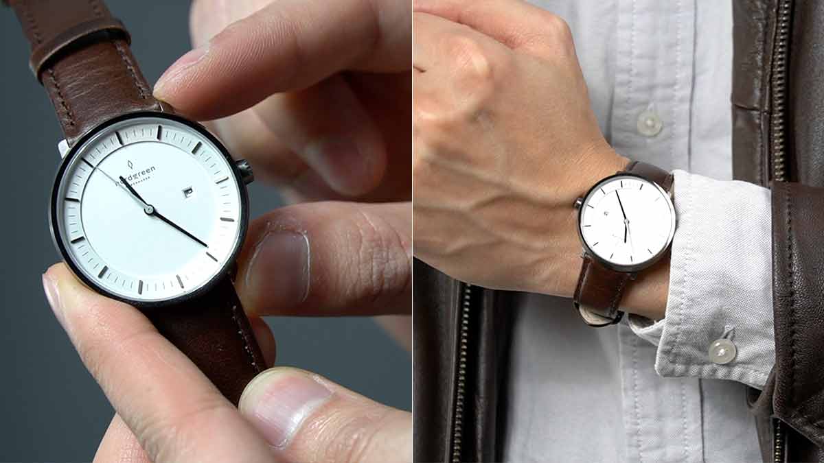 case width on wrist 36mm watch
