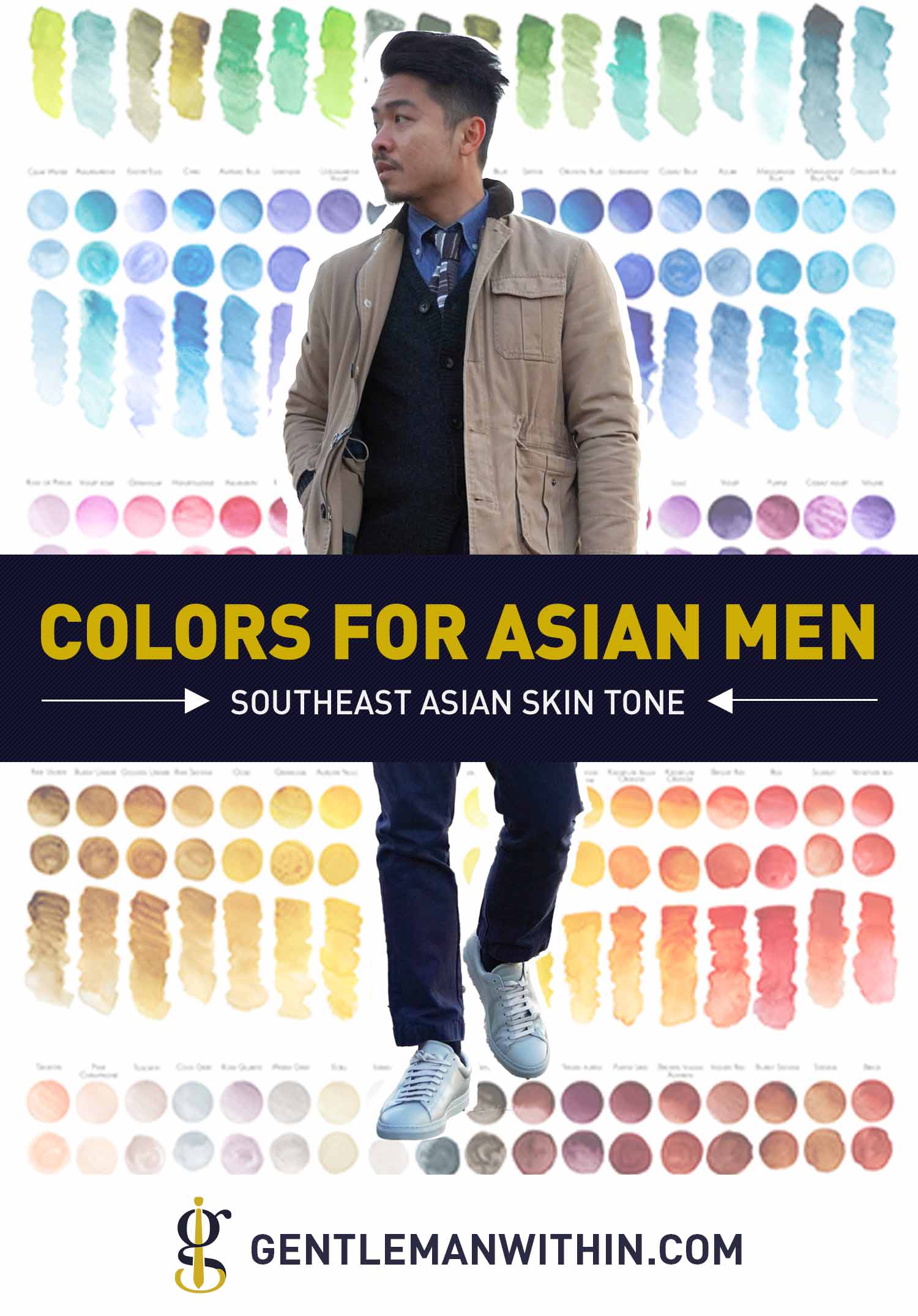 10 Best Colors to Wear for Southeast Asian Men (and what to avoid) | GENTLEMAN WITHIN