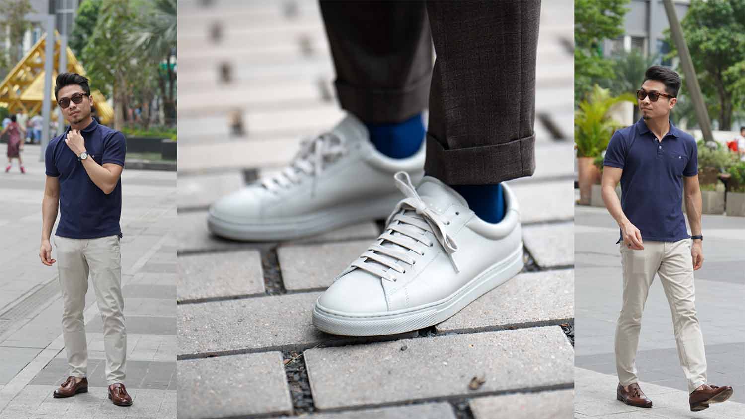 minimalism grey sneakers loafers