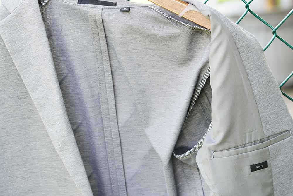 comfort jacket quarter lining light gray