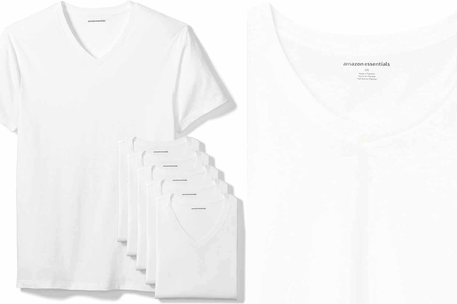 amazon essentials 6 pack v neck t shirts