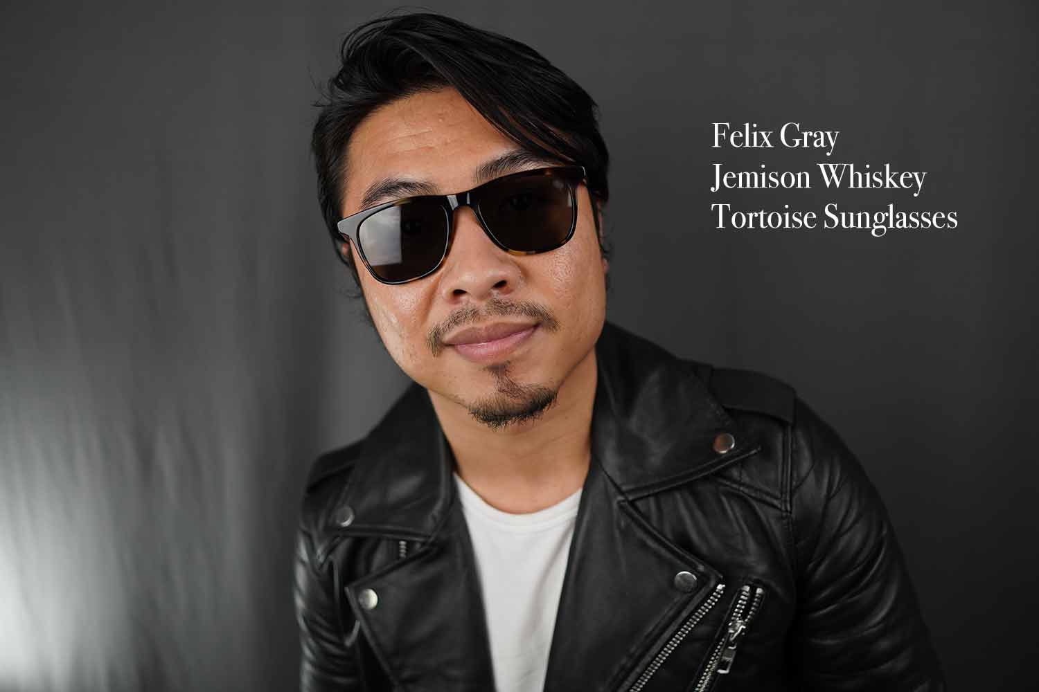 felix gray jemison whiskey tortoise sunglasses
