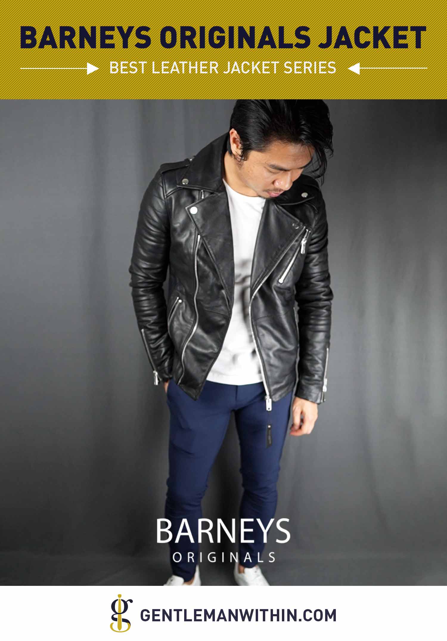 ASOS Barneys Leather Jacket Review (Best Leather Jacket Series) | GENTLEMAN WITHIN