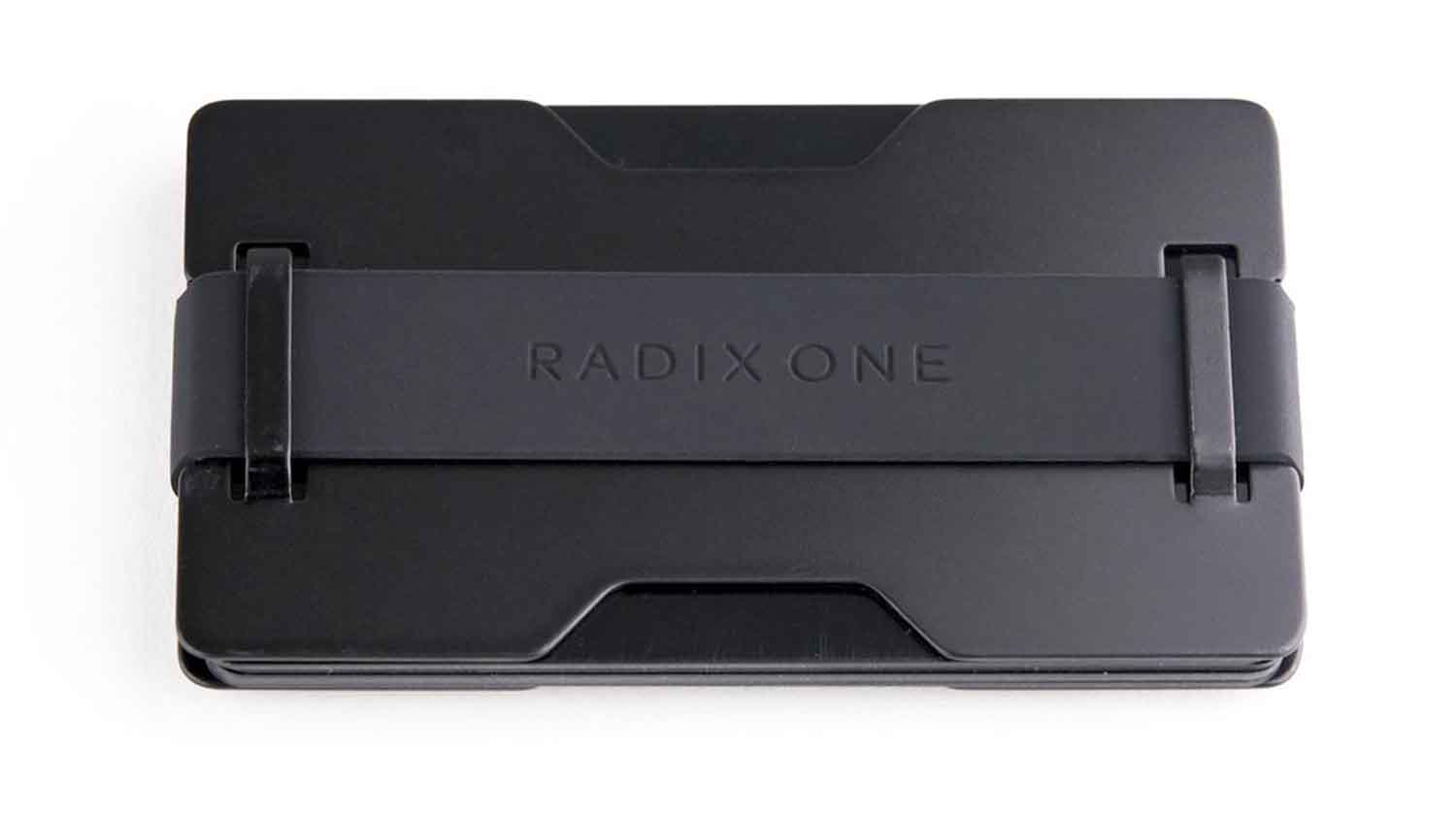 radix one slim steel wallet
