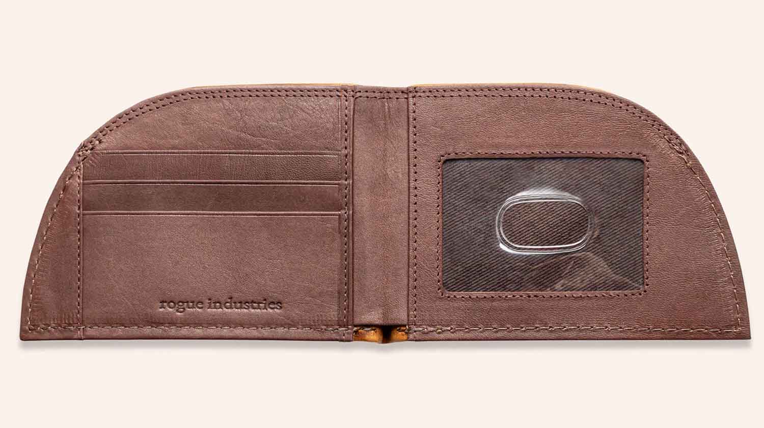 rogue industries american bison leather wallet