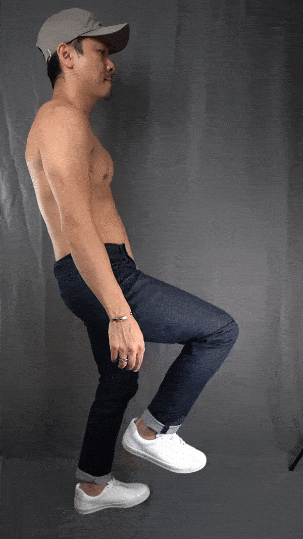 chroma denim pants stretch animated