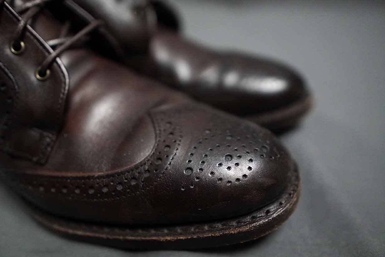 ae dalton boots wingtip brogues and medallion
