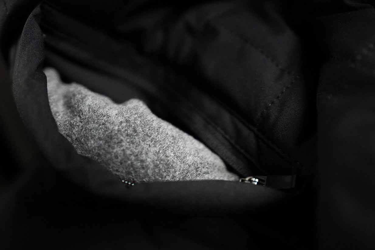 twillory coat polar fleece pocket lining