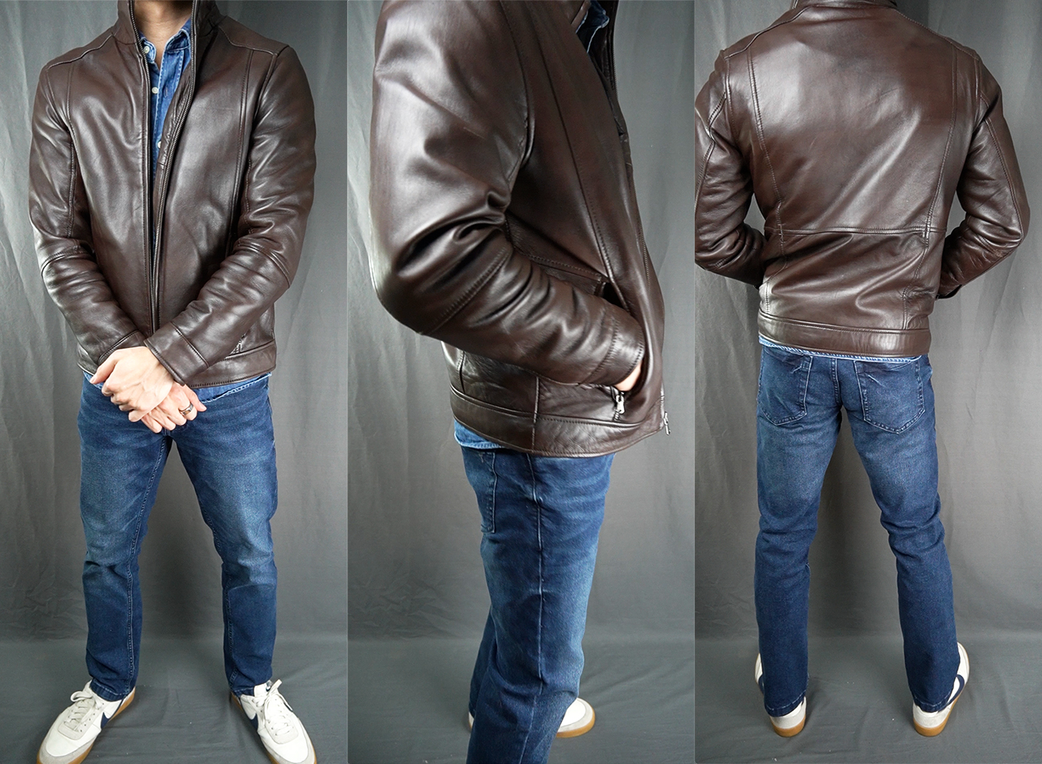 peter manning lambskin leather jacket how it fits