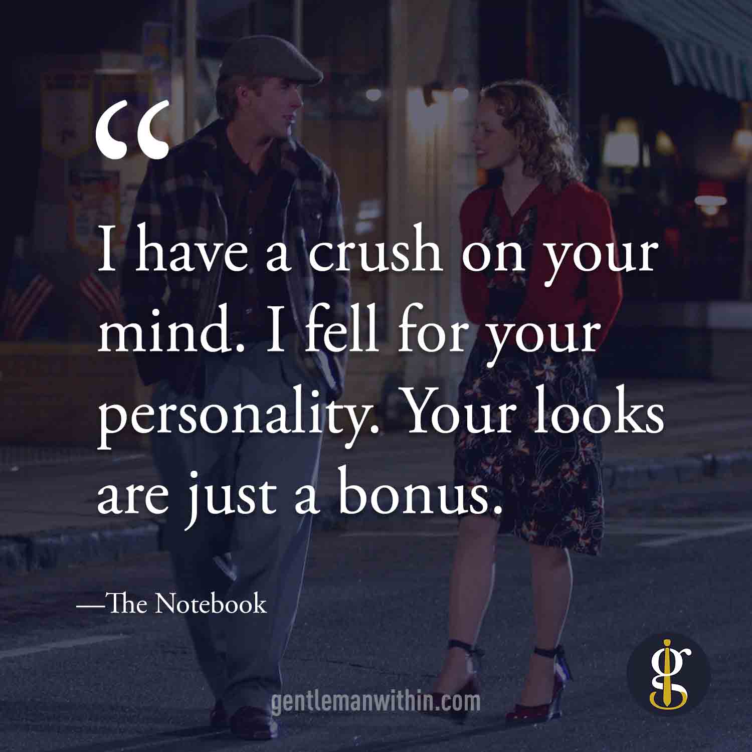 your looks are just bonus timeless love quote