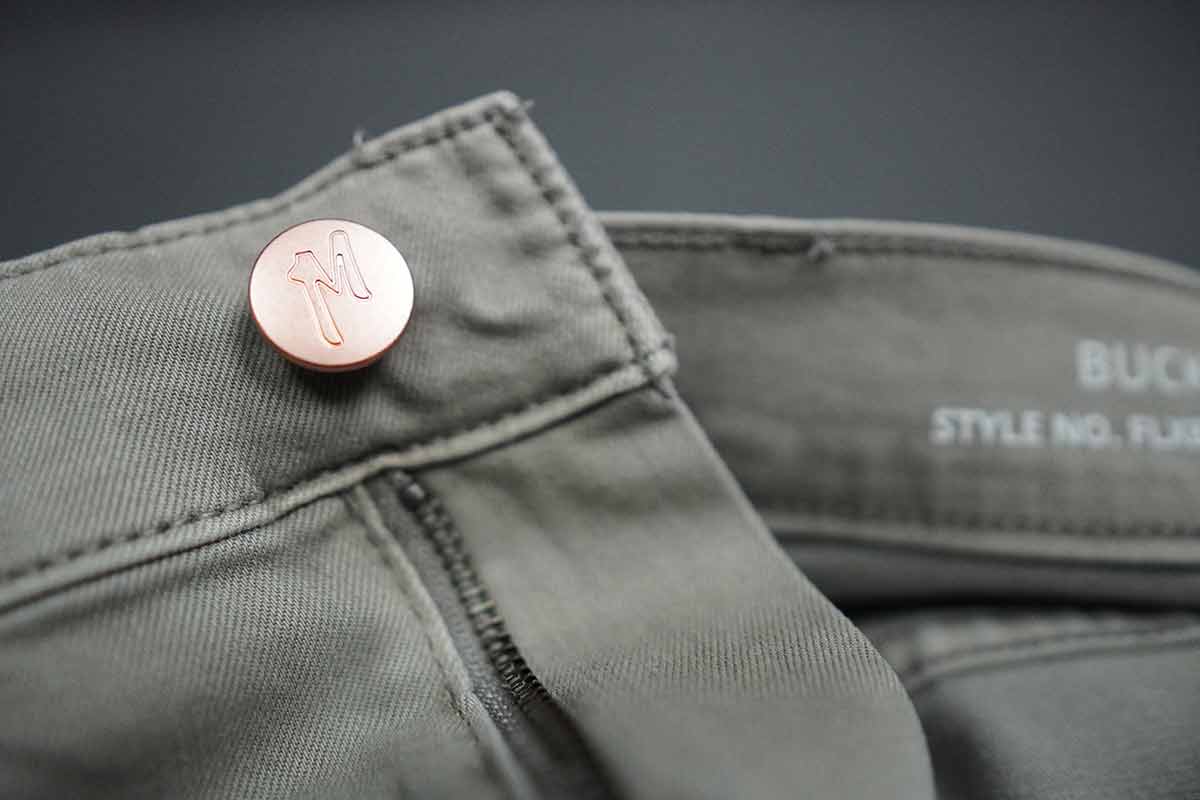 mugsy jeans brass button detail