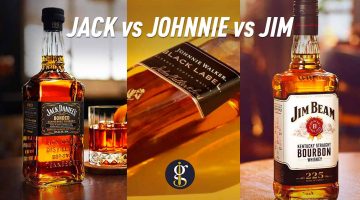 Jack Daniels vs Jim Beam vs Johnnie Walker Whiskey Battle Hero
