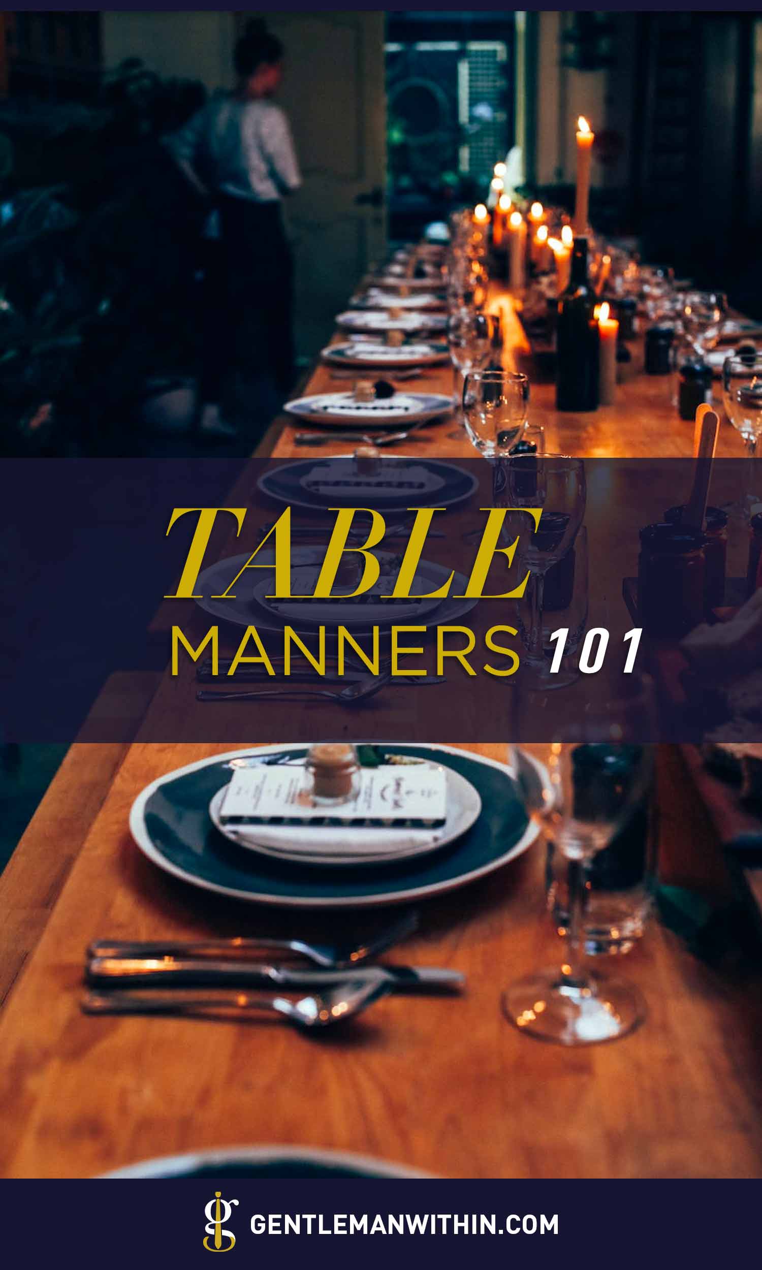 Table Manners 101 Proper Dining Etiquette You Should Know Pin 1