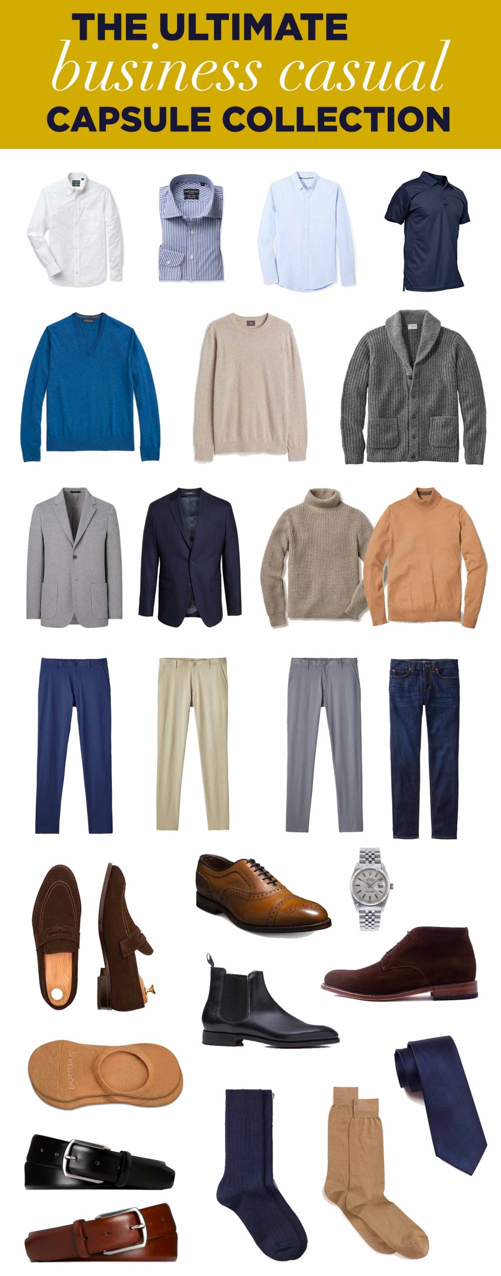 the ultimate business casual capsule collection